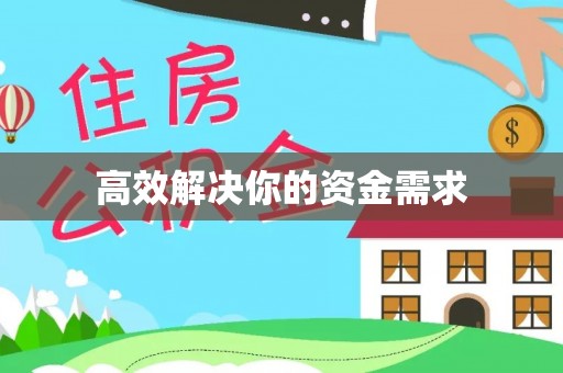 泰山高效解决你的资金需求
