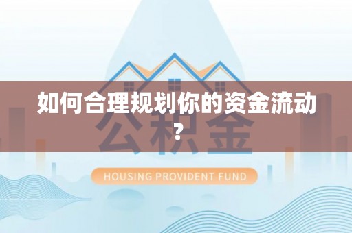 泰山如何合理规划你的资金流动？