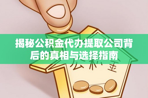 泰山揭秘公积金代办提取公司背后的真相与选择指南