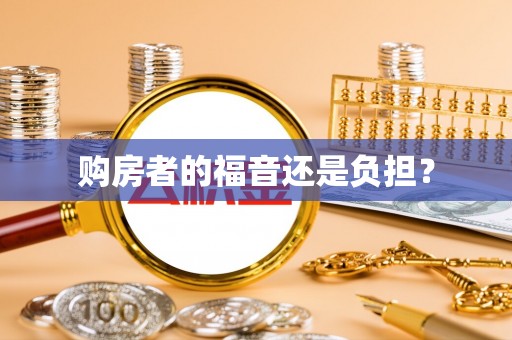 泰山购房者的福音还是负担？