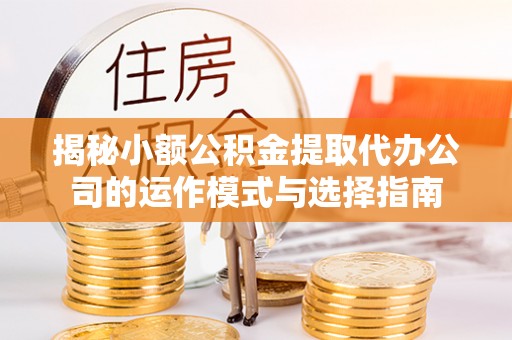 泰山揭秘小额公积金提取代办公司的运作模式与选择指南