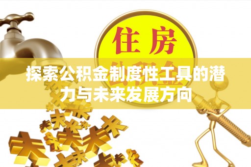泰山探索公积金制度性工具的潜力与未来发展方向