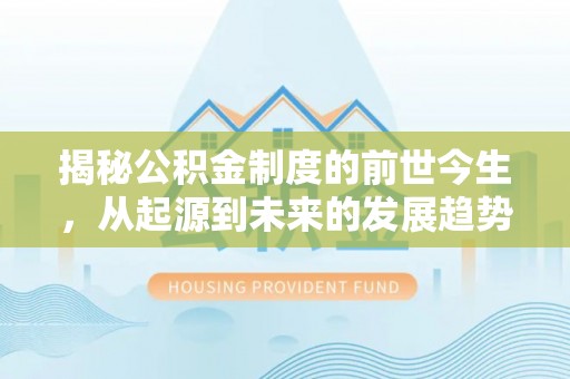 泰山揭秘公积金制度的前世今生，从起源到未来的发展趋势