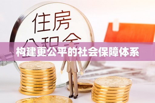 泰山构建更公平的社会保障体系