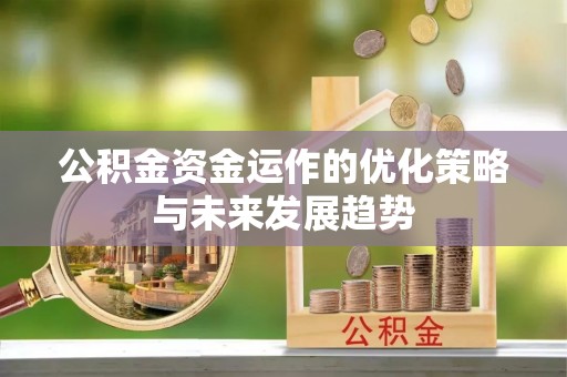 泰山公积金资金运作的优化策略与未来发展趋势