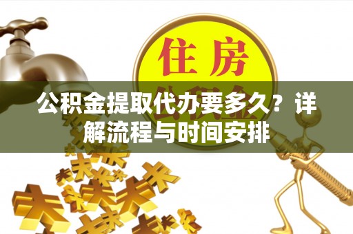 泰山公积金提取代办要多久？详解流程与时间安排