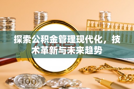泰山探索公积金管理现代化，技术革新与未来趋势