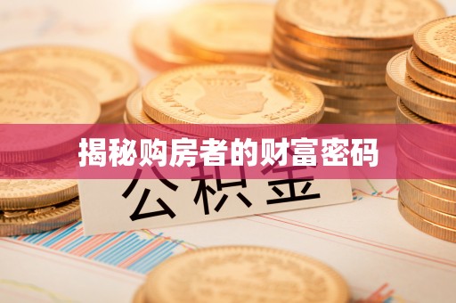 泰山揭秘购房者的财富密码