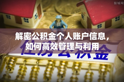 泰山解密公积金个人账户信息，如何高效管理与利用