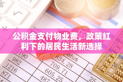 泰山公积金支付物业费，政策红利下的居民生活新选择