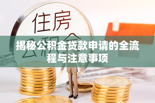 泰山揭秘公积金贷款申请的全流程与注意事项