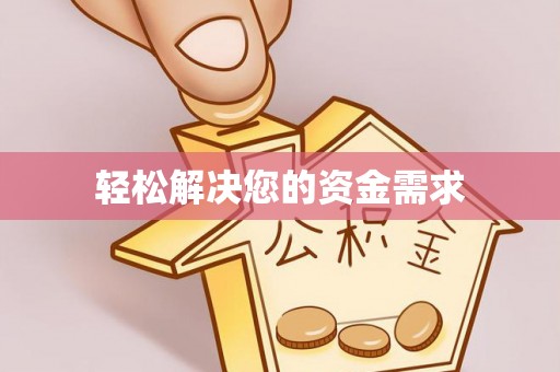 泰山轻松解决您的资金需求