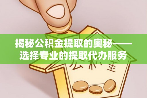 泰山揭秘公积金提取的奥秘——选择专业的提取代办服务