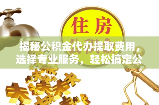 泰山揭秘公积金代办提取费用，选择专业服务，轻松搞定公积金提取