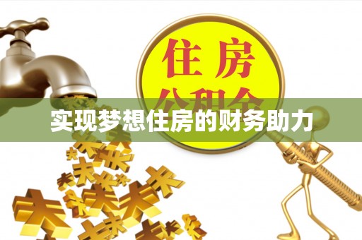 泰山实现梦想住房的财务助力