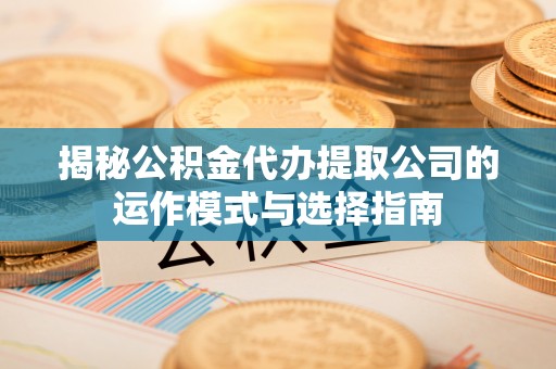 泰山揭秘公积金代办提取公司的运作模式与选择指南