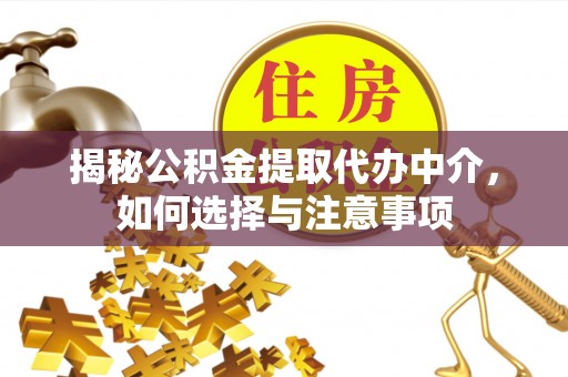泰山揭秘公积金提取代办中介，如何选择与注意事项