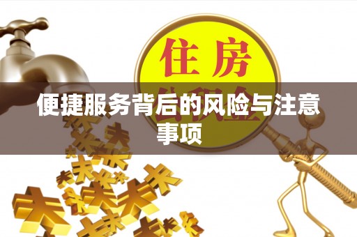 泰山便捷服务背后的风险与注意事项
