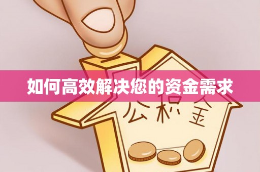泰山如何高效解决您的资金需求