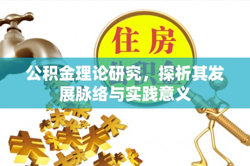 泰山公积金理论研究，探析其发展脉络与实践意义