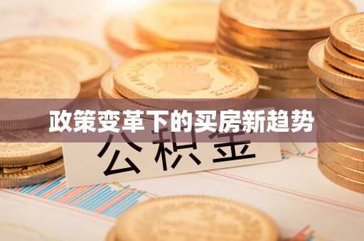 泰山政策变革下的买房新趋势